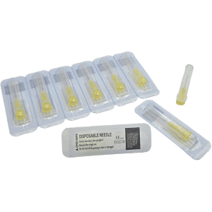 Vent Needles for 3mL Peptide Pen Cartridges – 31G × 13mm Luer Lock (6-Pack)